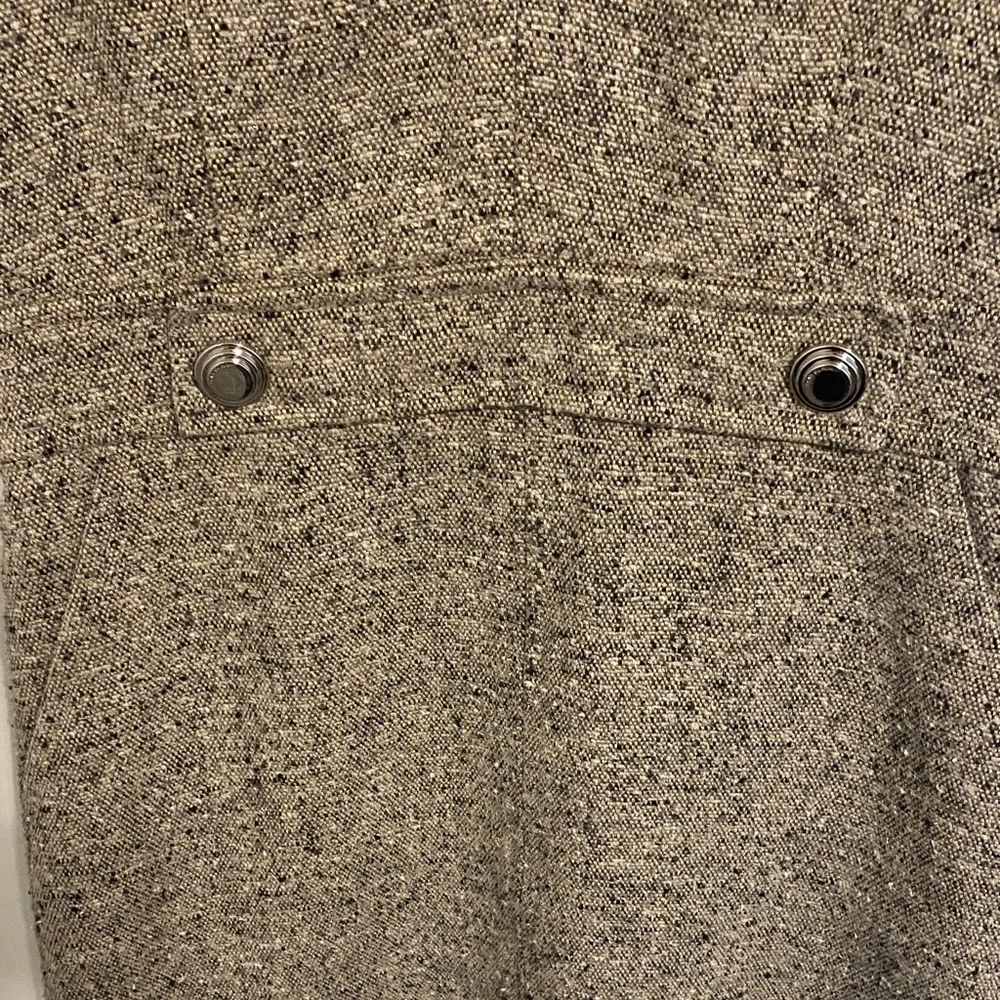 Tory Burch Gray Tweed Mini Dress